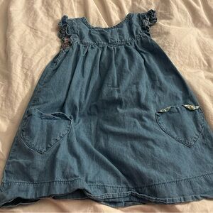 Mini Boden denim dress with heart pockets